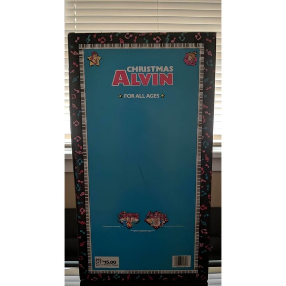 Vintage Alvin and the Chipmunks Christmas Stuffed Plush with Original Box RARE! - Picture 10 of 13